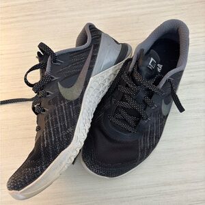Nike Black and Gray Running Shoes